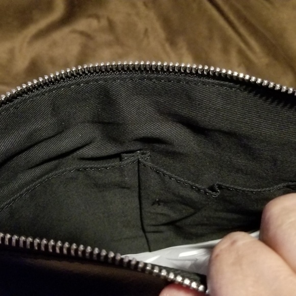 Armani Exchange Navy Metallic Pouch - Picture 4 of 4